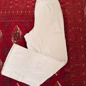 شلوار راه راه کرم برند M&S